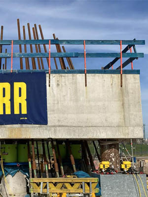 Pfahlprüfung 48 Stunden Belastungstest